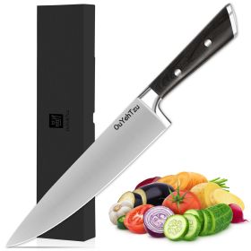 8 Inch Chef Knife, Sharp Japanese High Carbon Steel Kitchen Knives, Professional Cooking Knife With Sandalwood Handle