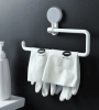 Kitchen Paper Towel Rack Wall-mounted Paper Rack Hanging Shelf Cling Film Bag Storage Rag Rack Roll Paper Rack Without Punching