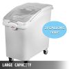 2x Ingredient Bin With Casters 21 Gallon Food Safe Restaurant Kitchen Flour Bins