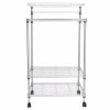 4 Layer Adjustable Kitchen Bakers Rack Shelf Microwave Oven Stand Storage Cart