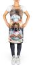 Bloodhound The Chef Apron Cooking Kitchen Server Baking Crafts Gardening for Adult Women Men, Unisex, Large, Multicolor