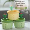 Anti-clogging Cactus Kitchen Sink Drainage Filter Kitchen Sink Kitchen Bath Sink Strainer Drain Filter Basket, Hair Catcher Stopper