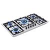 Gas Cooktop 30/36 Inch, 5 Burner Gas Stove Top, Built in Stainless Steel, LPG/NG Convertible Propane Cooktop