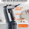 VEVOR Commercial Immersion Blender, 500 Watt Heavy Duty Hand Mixer, Variable Speed Kitchen Stick Mixer with 304 Stainless Steel Blade